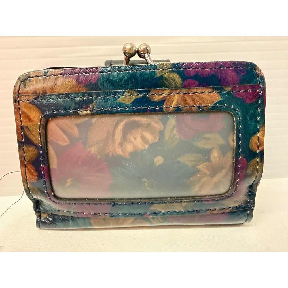 NEW! PATRICIA NASH Iberia PERUVIAN PAINTING   Leather‎ Wallet NWT! RFID - Picture 3 of 9
